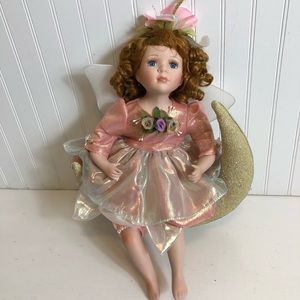 Porcelain doll on the moon